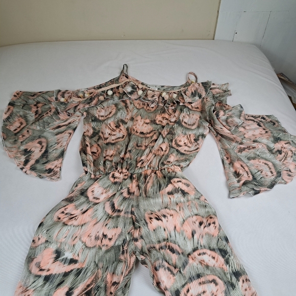 My Story Paris Jumpsuit Multicolor Made in France Size S - Picture 4 of 12